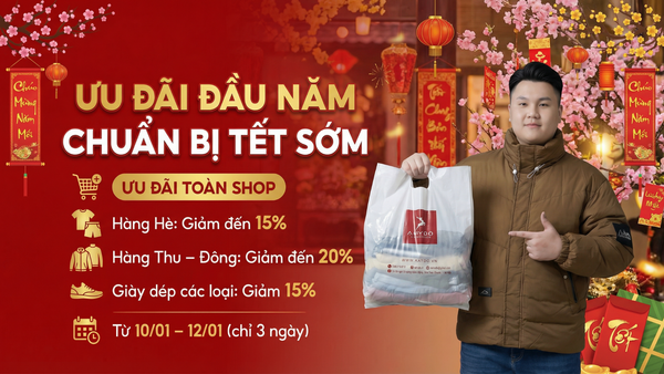 Sale tết sớm, còn đủ size