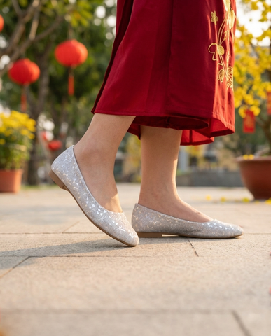 Các kiểu giày nữ diện Tết được nàng yêu thích