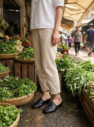 Sandal đế thấp