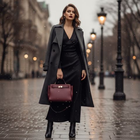 Túi xách đỏ rượu vang – Sang trọng và trưởng thành - Giày Hạnh Dung