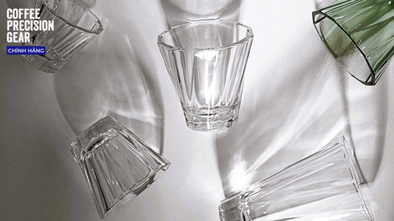 ly thủy tinh espresso