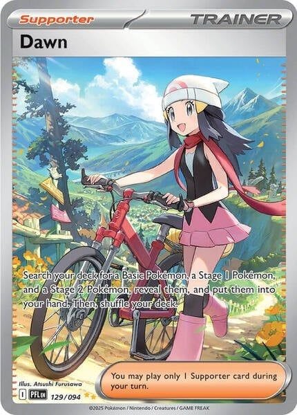 thẻ bài pokemon Dawn&nbsp;129 Special Illustration Rare đẹp nhất