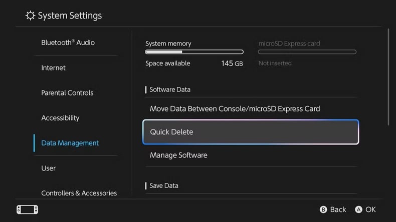 Giải phóng dung lượng nhanh với tính năng Quick Delete