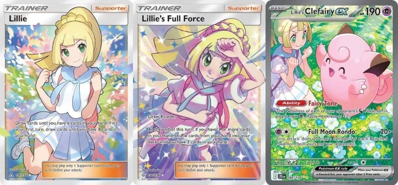 thẻ bài pokemon Lillie mắc tiền đẹp nhất