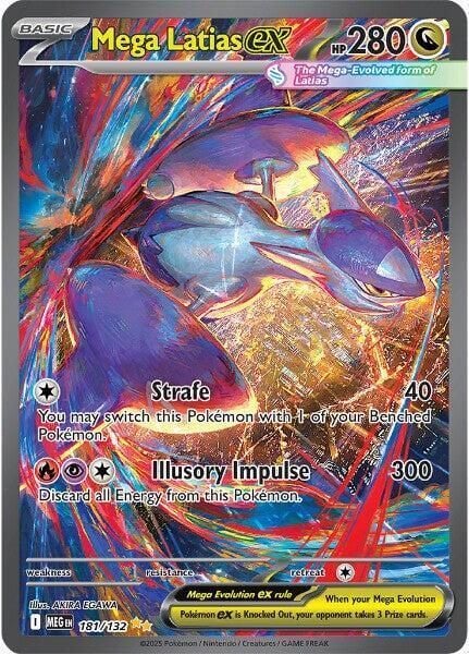 thẻ bài pokemon tcg Mega Latias ex 181 132&nbsp;Special Illustration Rare