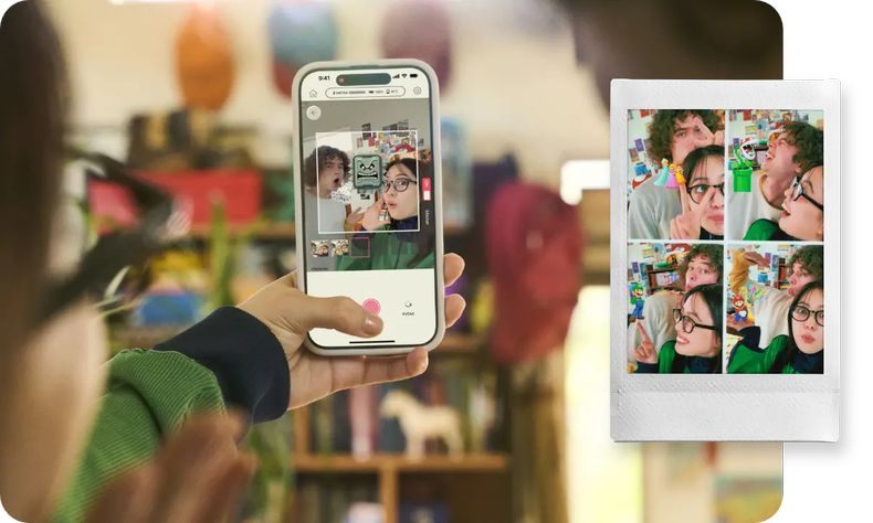 máy chụp ảnh lấy liền instax chất lượng cao chơi game
