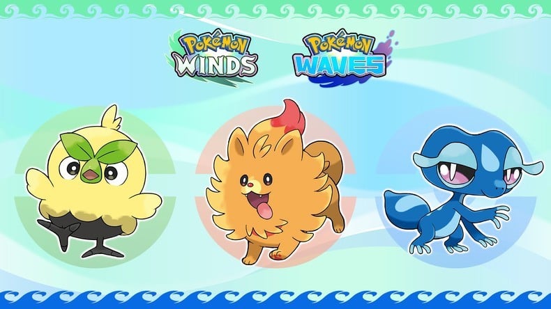 Pokemon Winds and Waves độc quyền nintendo switch 2