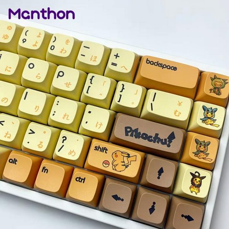 Bộ Keycap Manthon Pokemon Pikachu