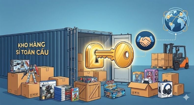 tìm kiếm nhà phân phối game hobby shop