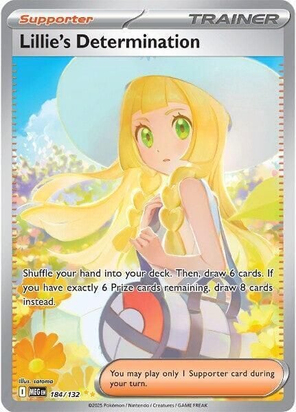 thẻ bài pokemon tcg Lillie's Determination 184 132&nbsp;Special Illustration Rare