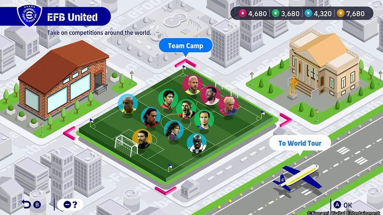 game đá banh eFootball Kick-Off nintendo switch 2 PES phát hành