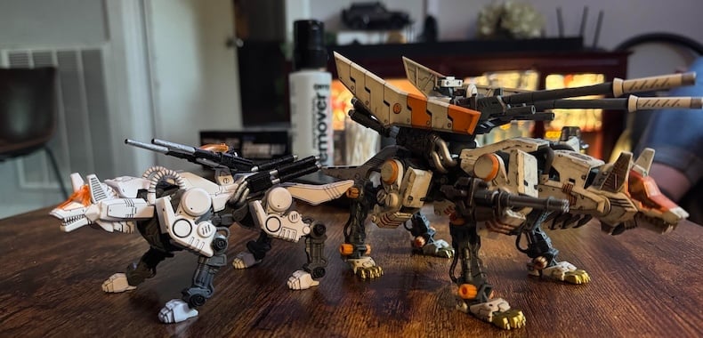 Zoids RMZ Không Cần Sơn — Nhưng Có Thể Sơn Nếu Muốn