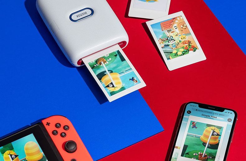 nintendo switch in hình lấy liền