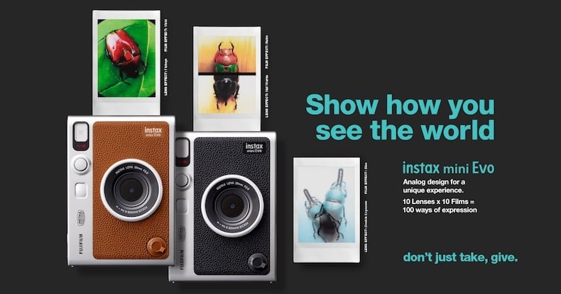 Instax Mini Evo: Nút Save của kẻ 