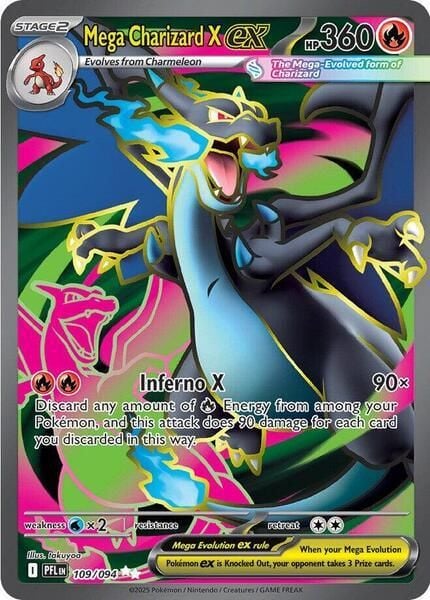 trao đổi mua bán bài pokemon Mega Charizard X ex&nbsp;109 Ultra Rare