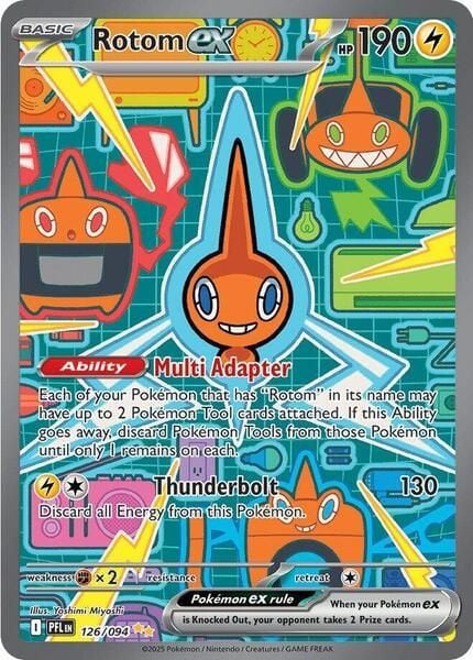bài pokemon Rotom ex 126 Special Illustration Rare