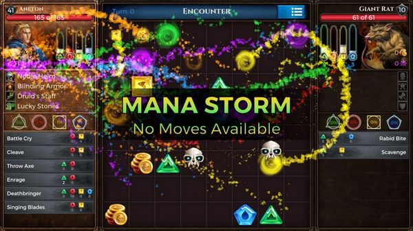 Về lối chơi  Puzzle Quest: Immortal Edition