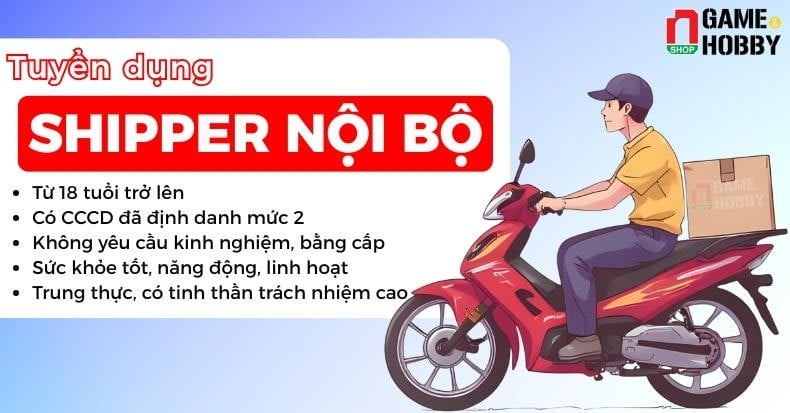 [HCM] Weeboo Tuyển Dụng - Nhân viên giao hàng nội bộ