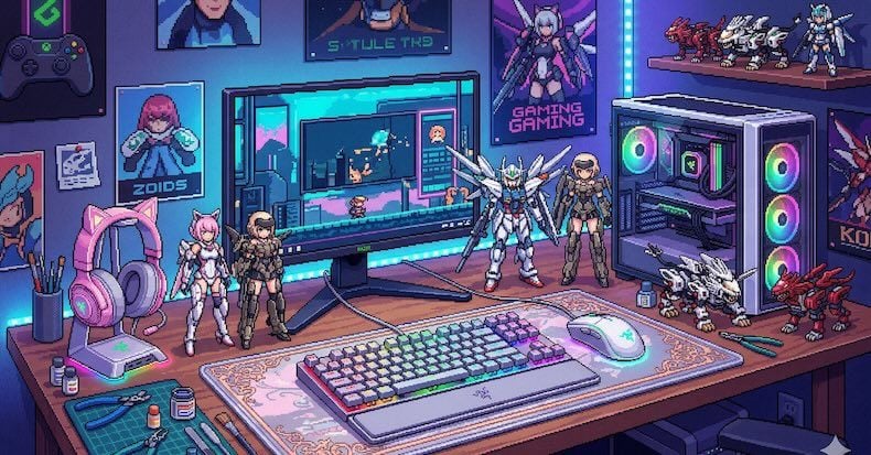 Razer Quartz & Mercury tại nShop: Khi Gear Gaming Gặp Góc Trưng Bày Mô Hình