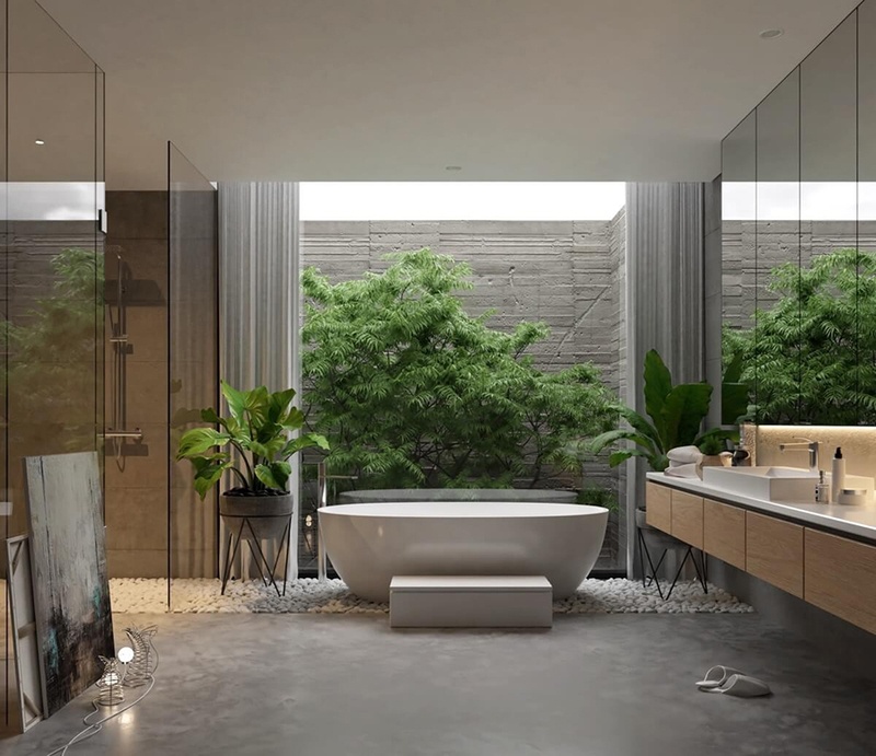 thiết kế phòng tắm cao cấp