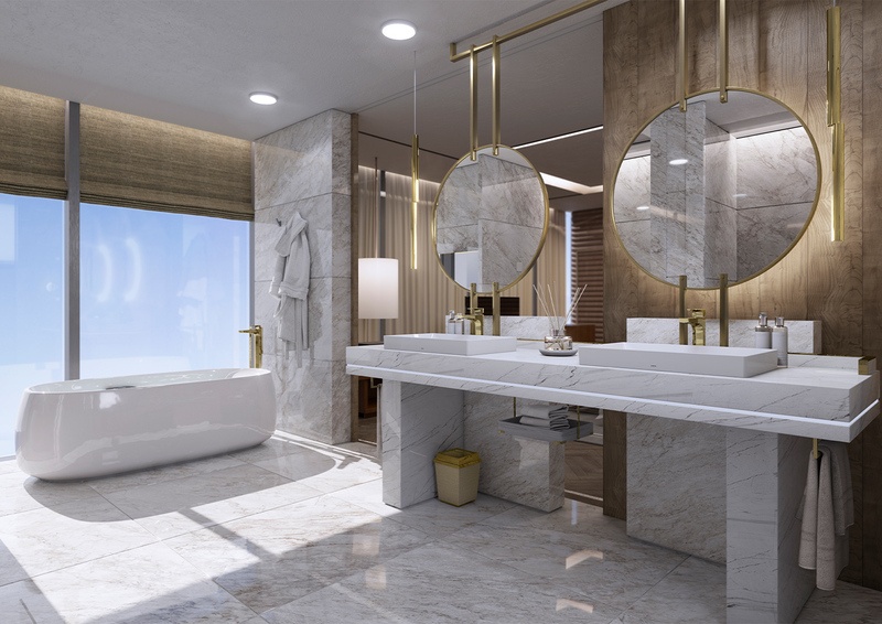 thiết kế phòng tắm cao cấp