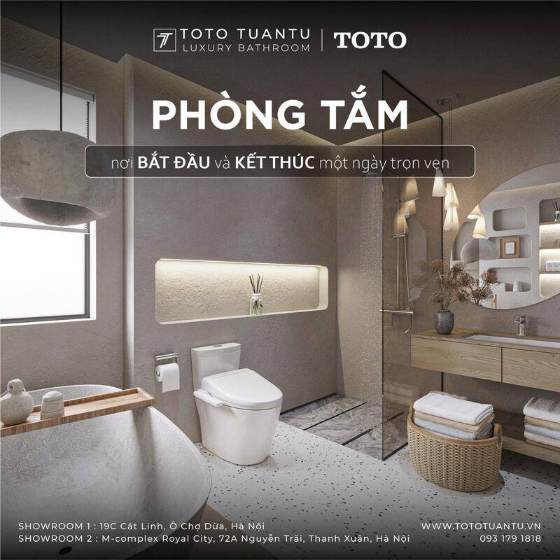 thiết kế phòng tắm khách sạn