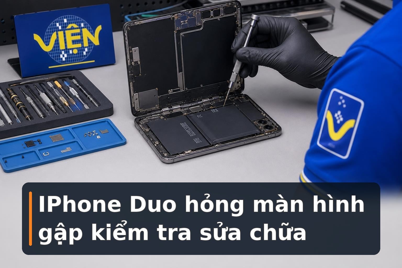 Chi phí sửa iPhone Duo cao đến đâu so với máy gập khác?
