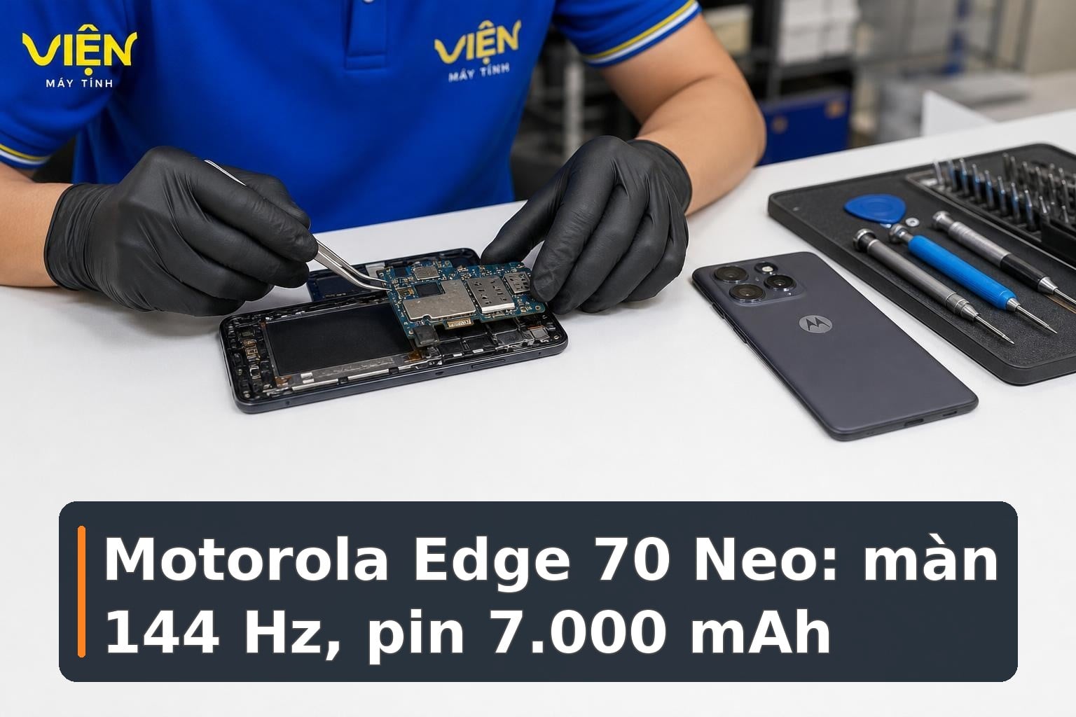 Motorola Edge 70 Neo lộ cấu hình với màn 144 Hz, pin 7.000 mAh