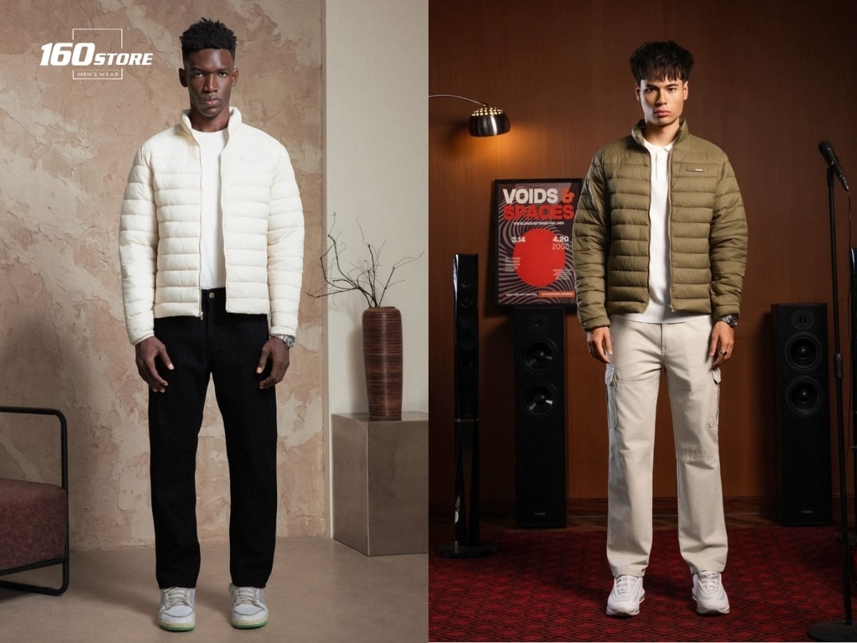 Áo phao và quần dài vừa giữ ấm, vừa giữ phong độ suốt ngày Tết