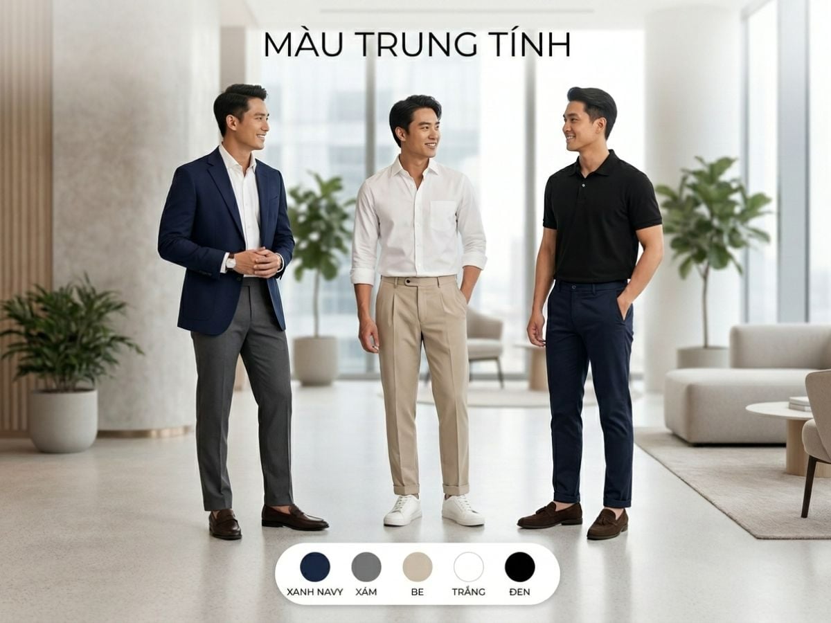 Lựa chọn gam màu trung tính để thanh lịch hơn