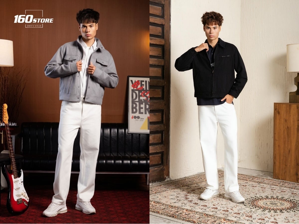 Outfit chúc Tết jacket và quần dài cực trẻ trung mà không cần cầu kỳ