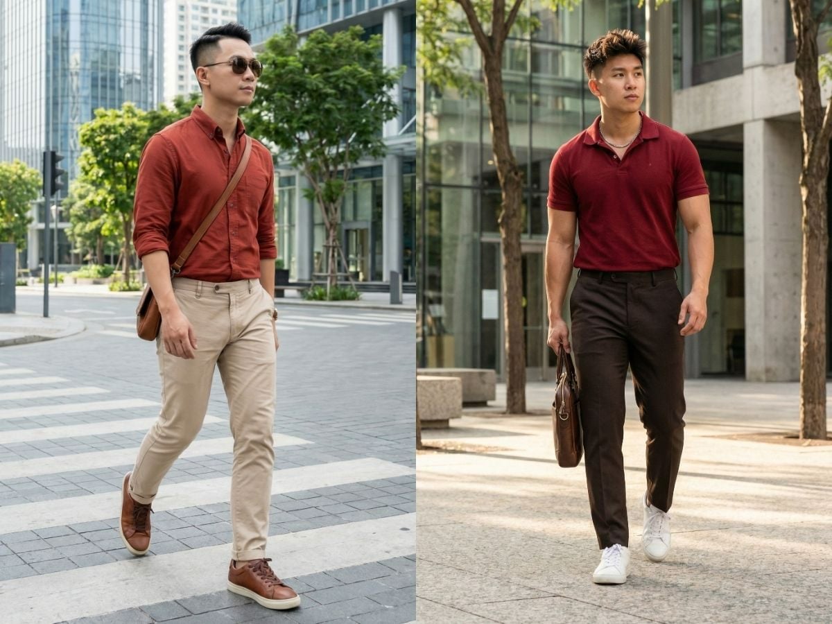 Tuổi Tân Mùi 1991 hoàn toàn phù hợp với set đồ màu đỏ