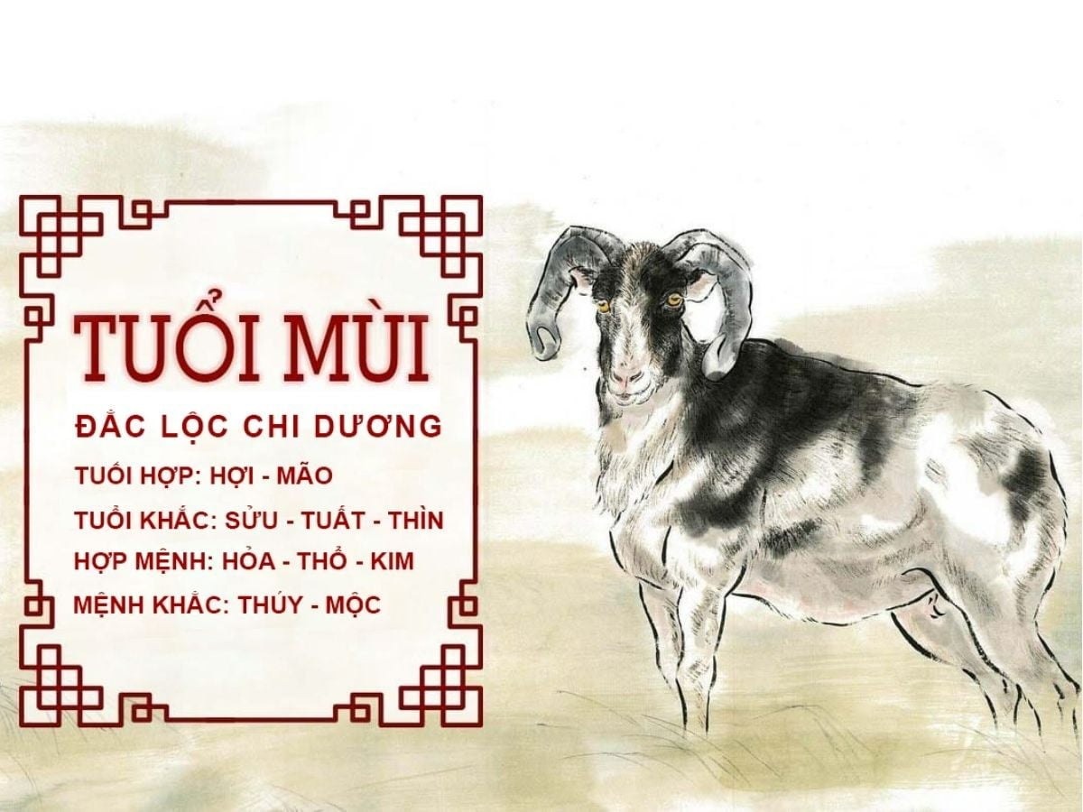 Đắc lộc chi dương 1991 hợp với người tuổi Hợi và tuổi Mão