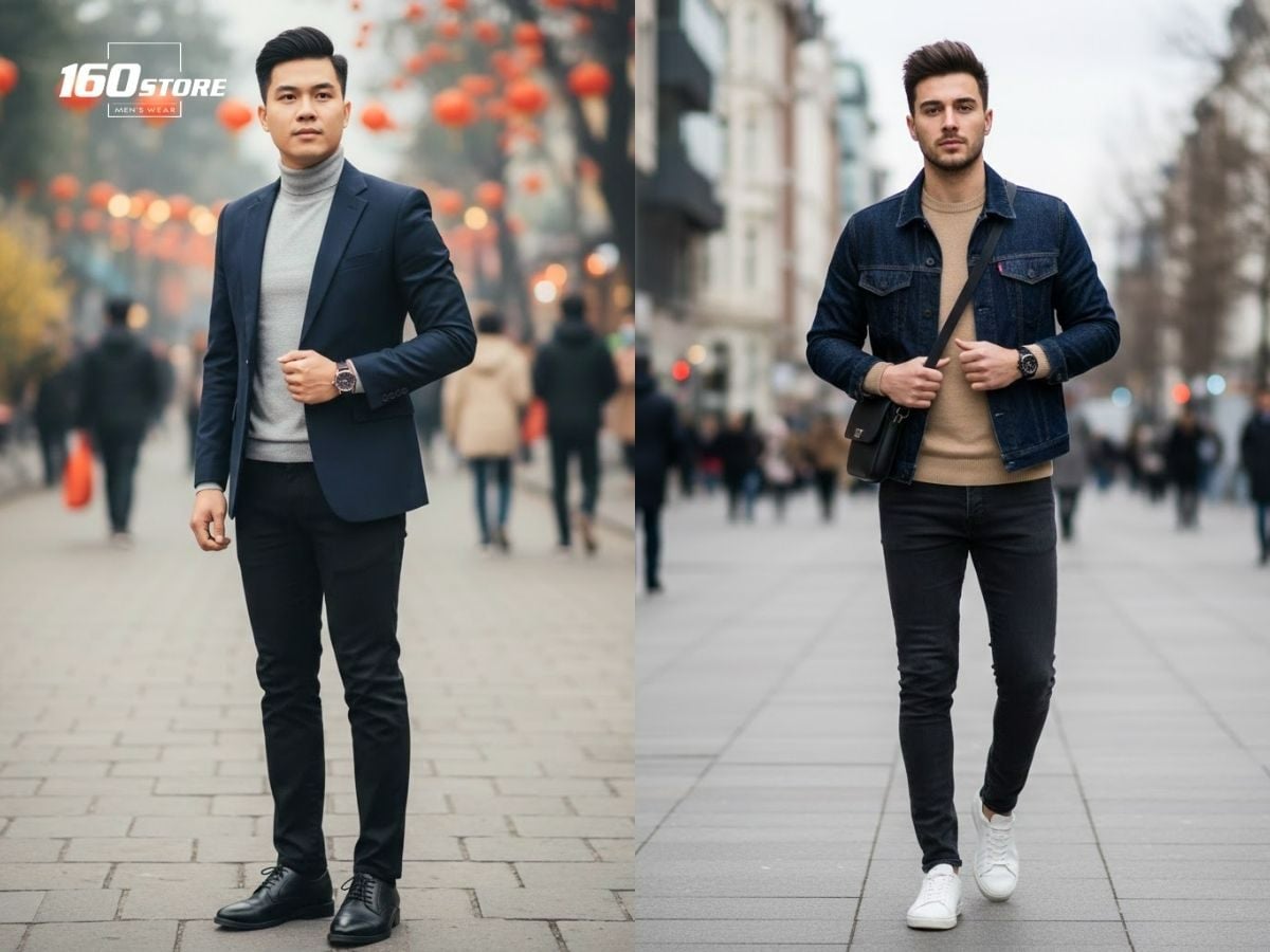 Một set đồ vừa ấm áp vừa đủ tạo ấn tượng cho bức ảnh của bạn