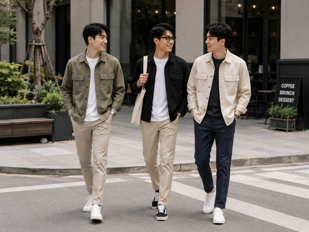 Phong cách casual hiện đại với áo overshirt