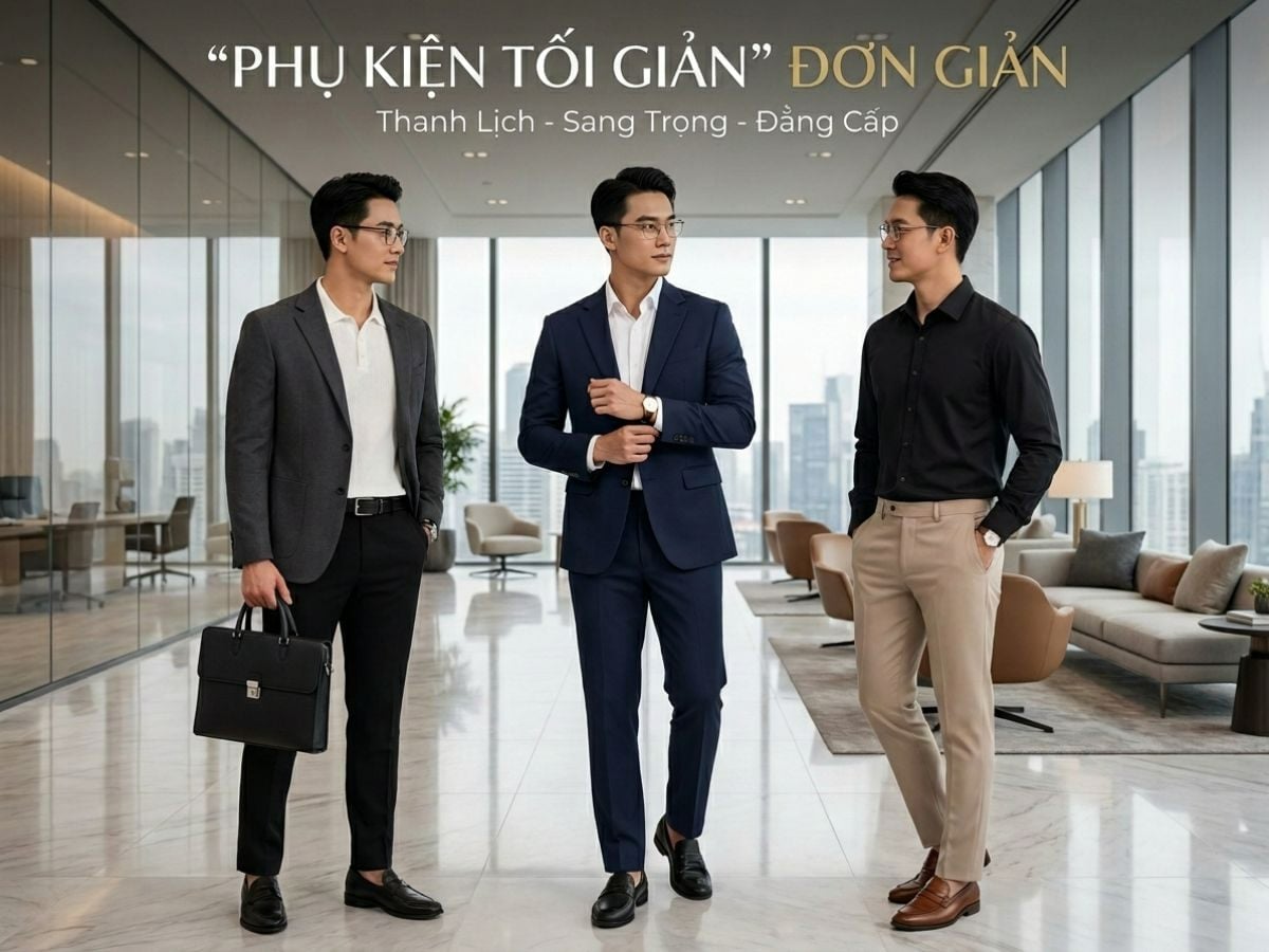 Chọn phụ kiện đơn giản, thanh lịch