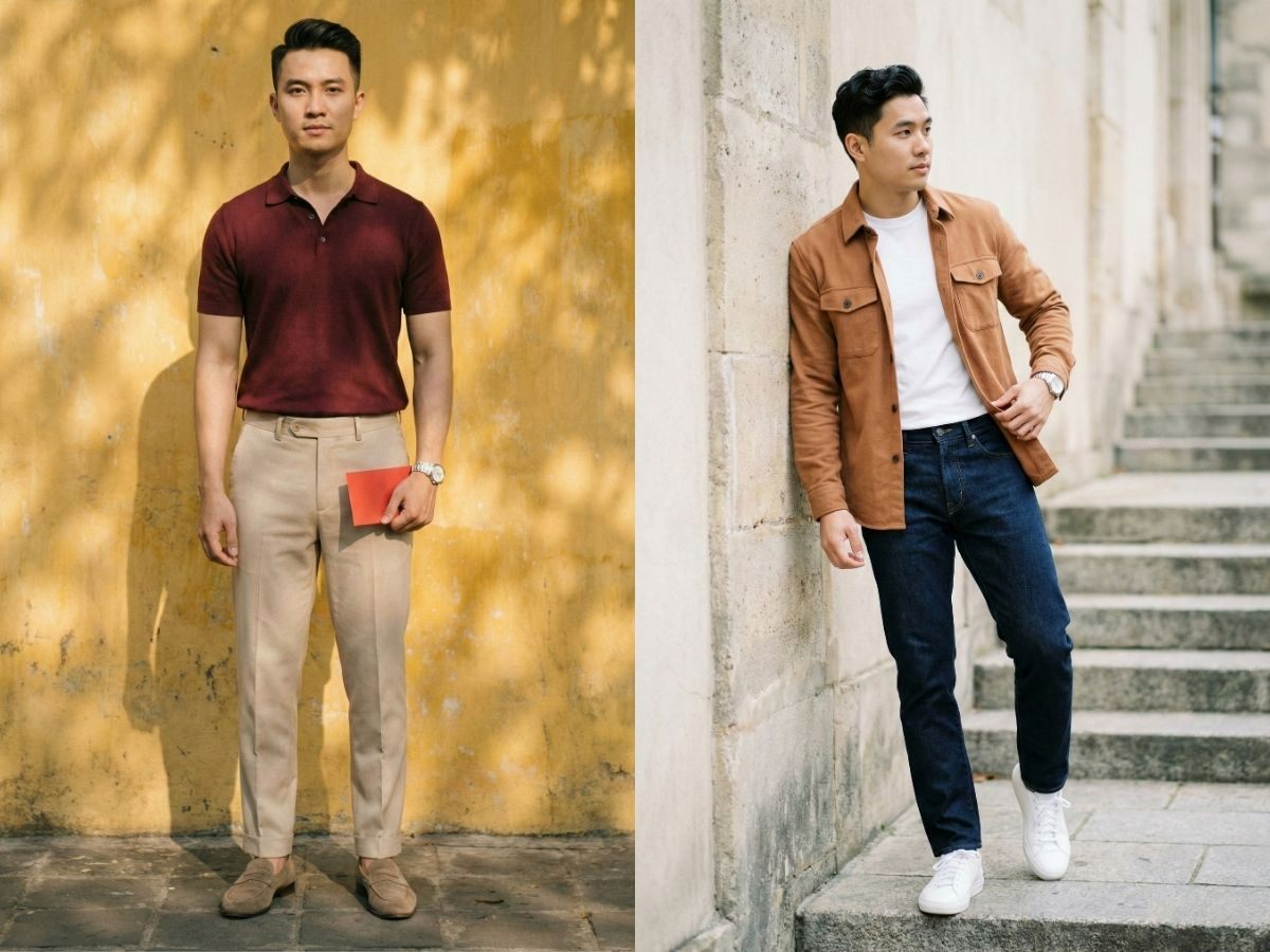 Chọn trang phục màu đỏ thẩm để thu hút vận may ngày đầu năm