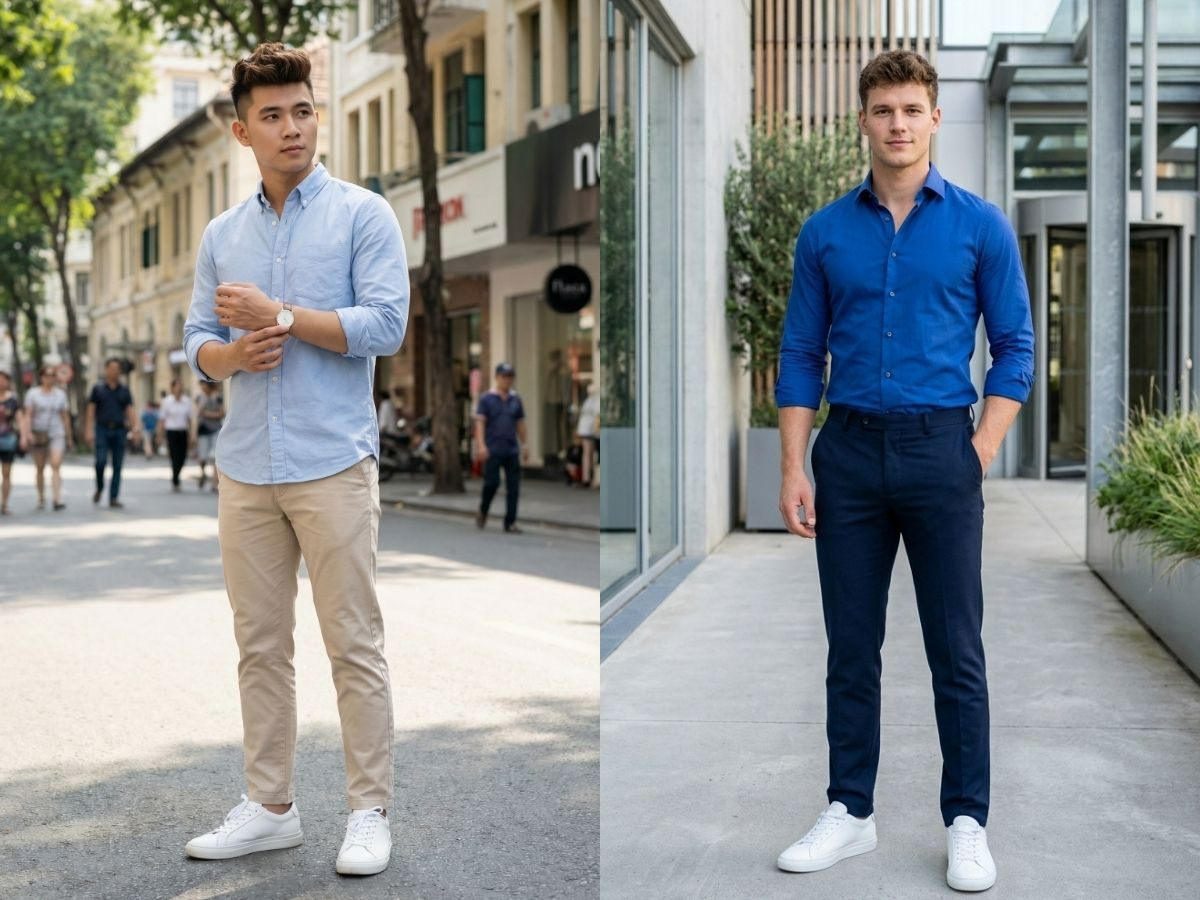 Nam giới sinh năm 1991 không nên diện trang phục màu xanh dương