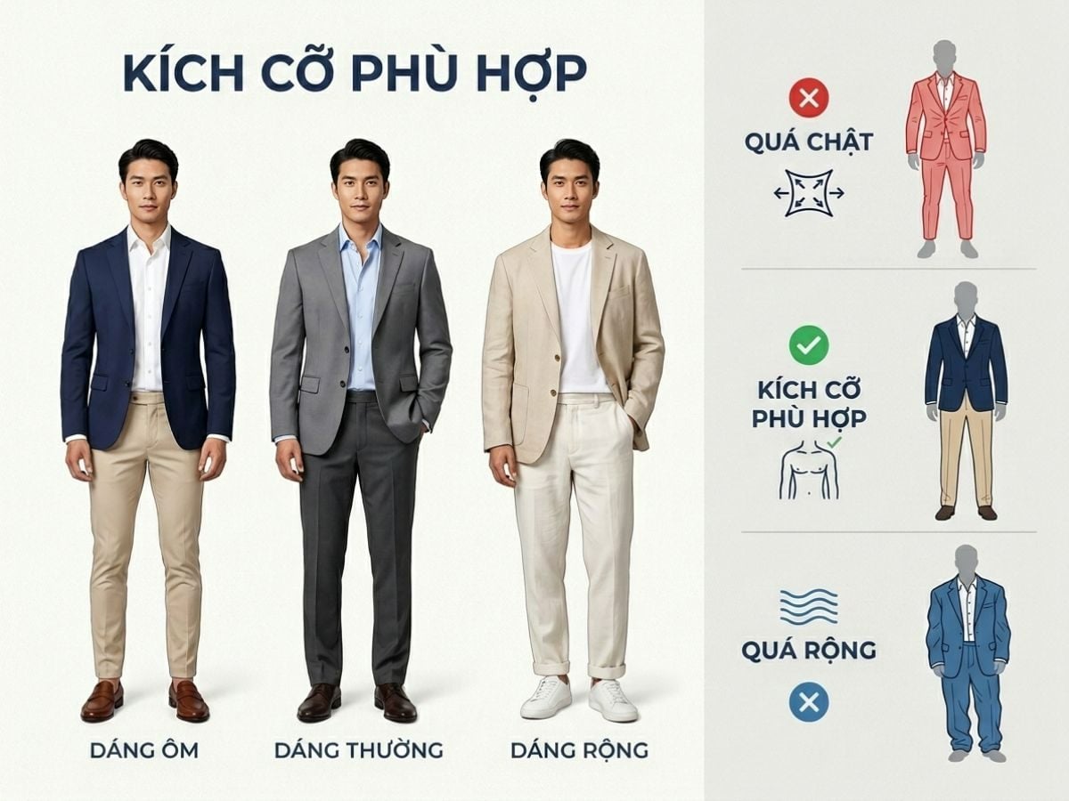 Ưu tiên outfit vừa vặn khi phối đồ công sở