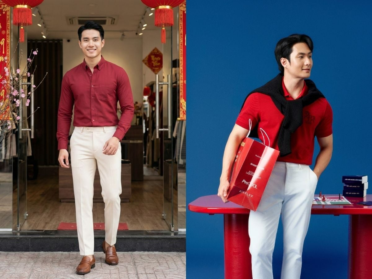 Nên phối cùng trang phục màu nóng nếu chọn đồ màu trắng