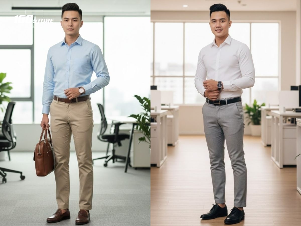 Slim-fit hoặc Regular-fit là lựa chọn ưu tiên cho ngày làm việc đầu năm