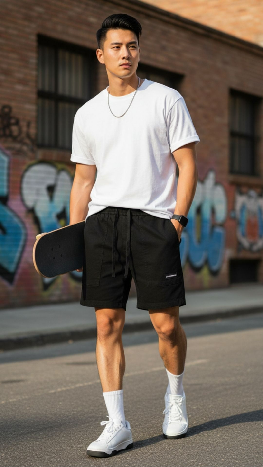 Quần Short Nam ICONDENIM Stretch Cargo Lite