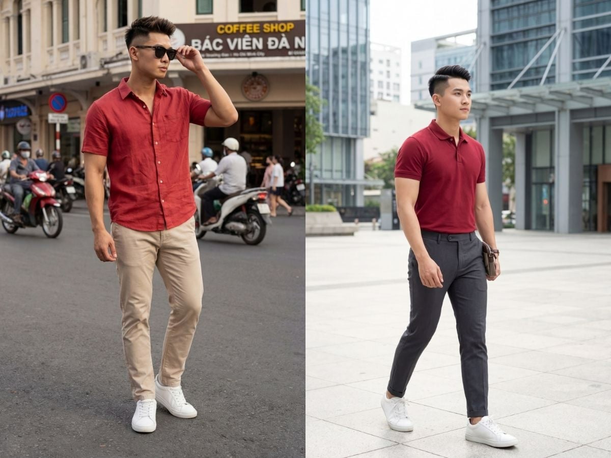 Phối đồ màu đỏ có thể khiến người mệnh Kim bị suy yếu năng lượng