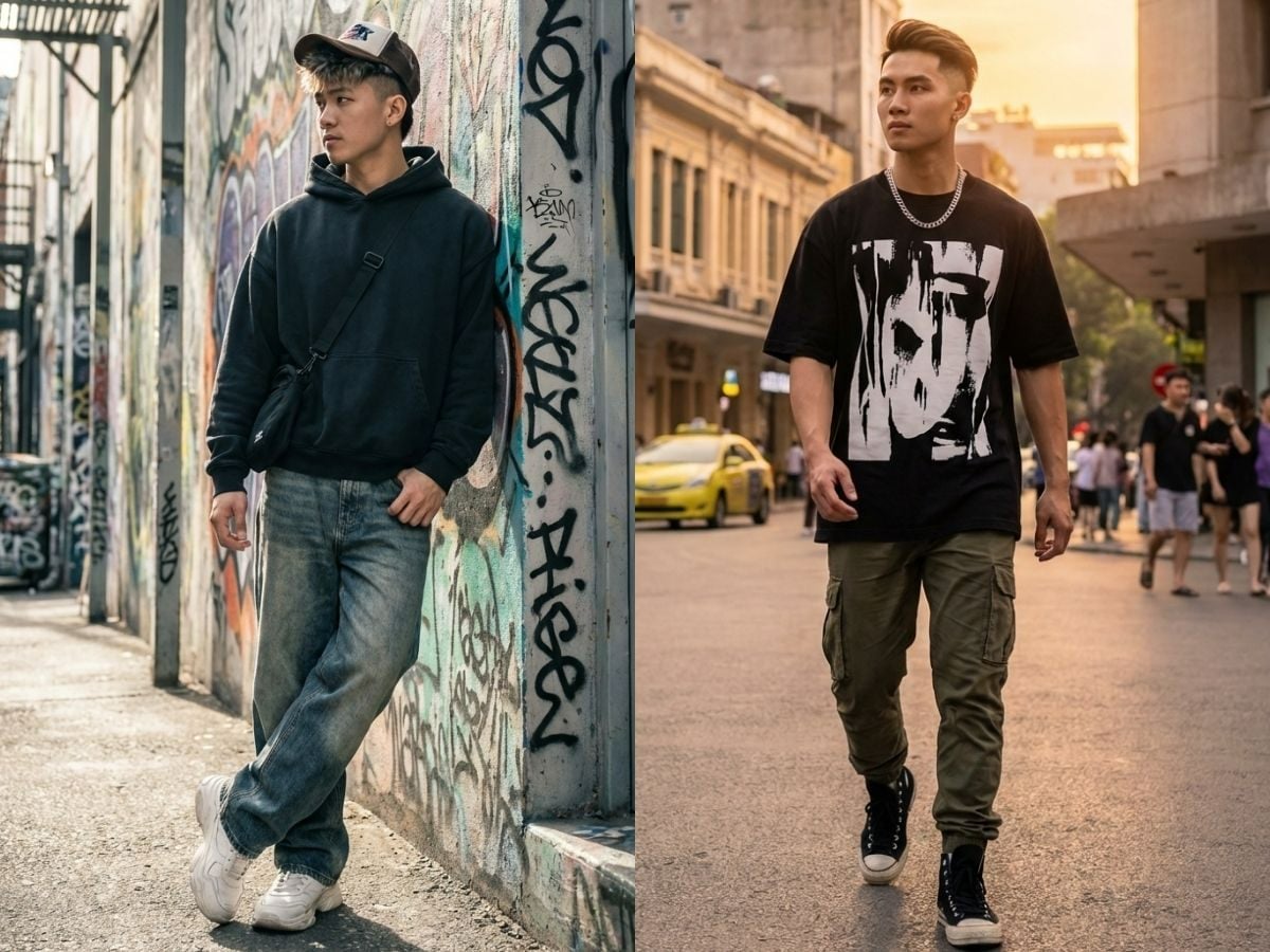 Outfit nam đẹp, chất phong cách Street Style