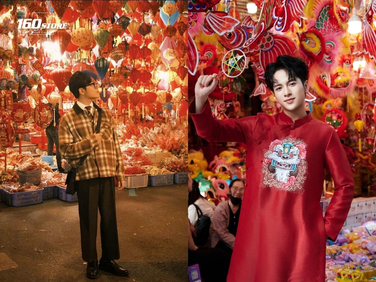 Tương tác với ánh sáng ấm áp từ lồng đèn