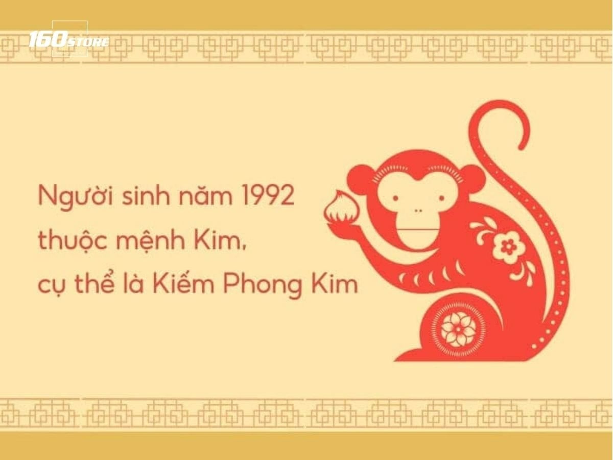 Người sinh năm 1992 thuộc mệnh Kim