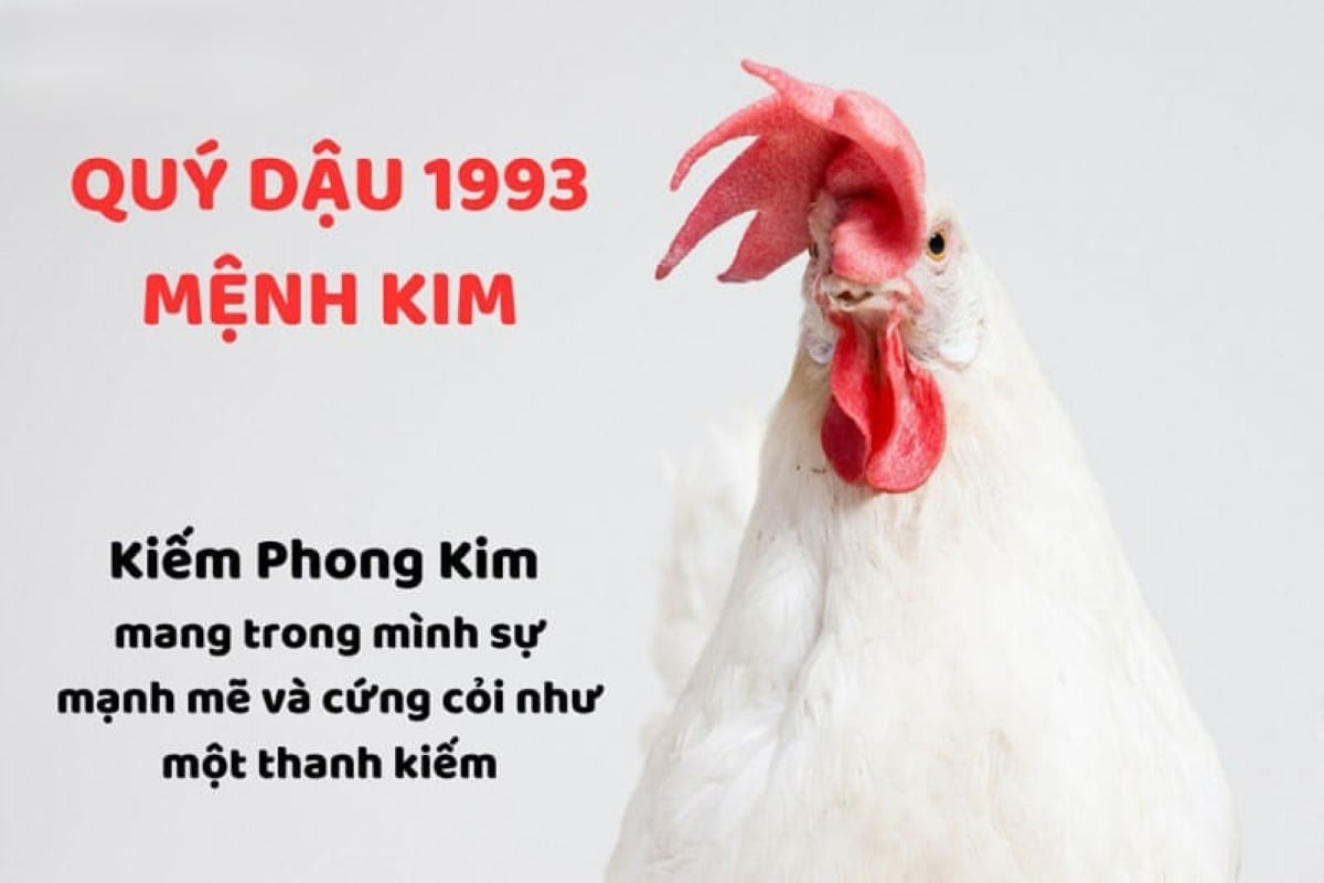 Người sinh năm 1993 thuộc mệnh Kim