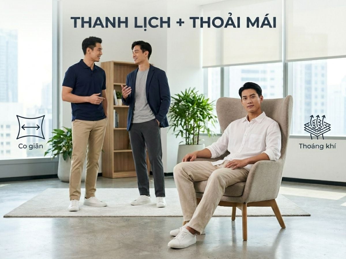 Cân bằng giữa sự thoải mái và lịch sự môi trường công sở
