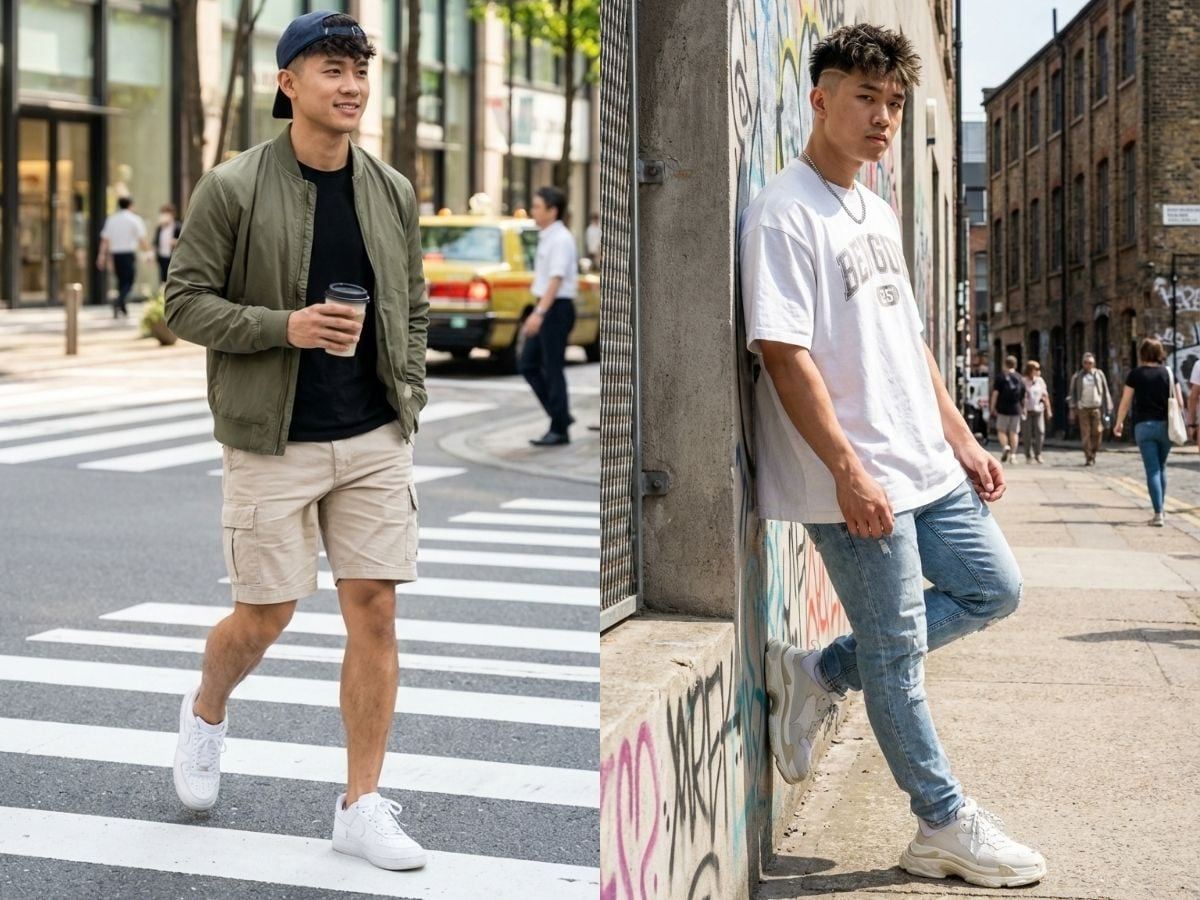 Phối đồ nam đi chơi trẻ trung, thoải mái, phong cách