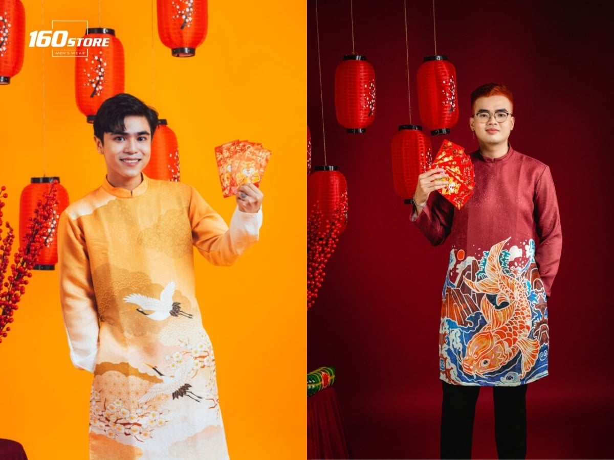 Cầm phong bao lì xì tạo cảm giác thân thiện